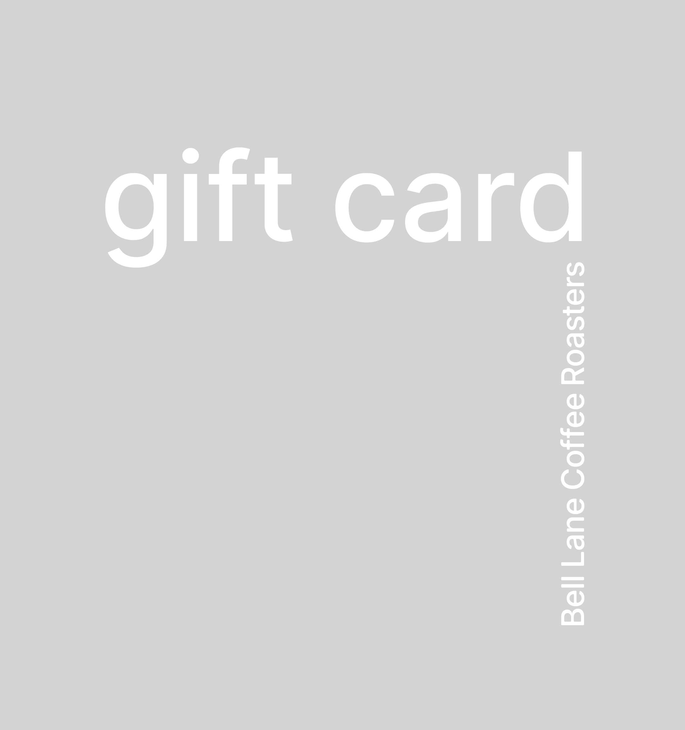 Bell Lane Gift Card