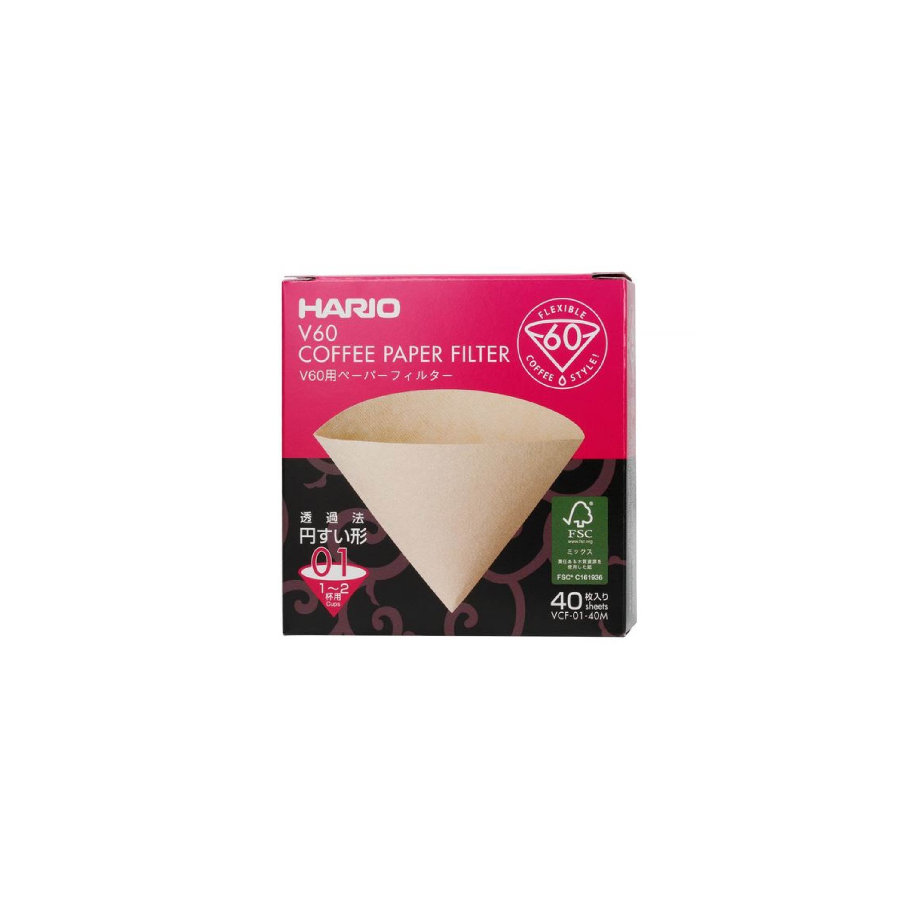 Hario Filter paper size 01